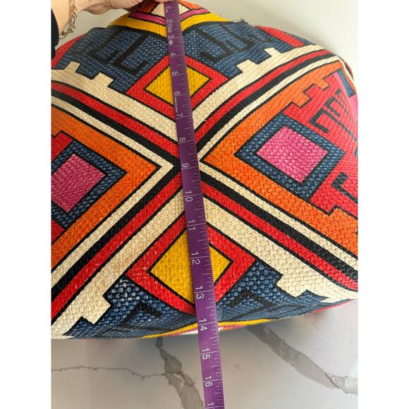 Mossimo 100% Paper Tote Bag Bold Geometric Design - OS - Picture 9 of 9